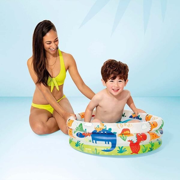 Pileta Inflable Redonda Intex 57106 Dinosaurio De 61cm X 22cm 28l Multicolor Caja - Image 2