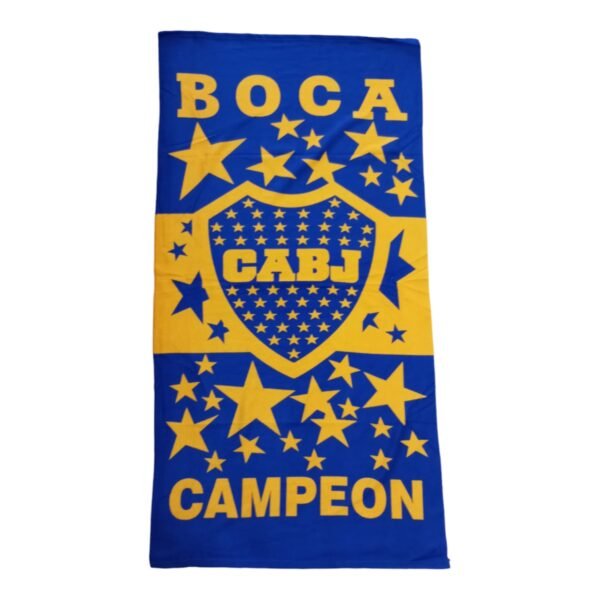 Toallon Secado Rapido Equipos Futbol Boca River 70x140