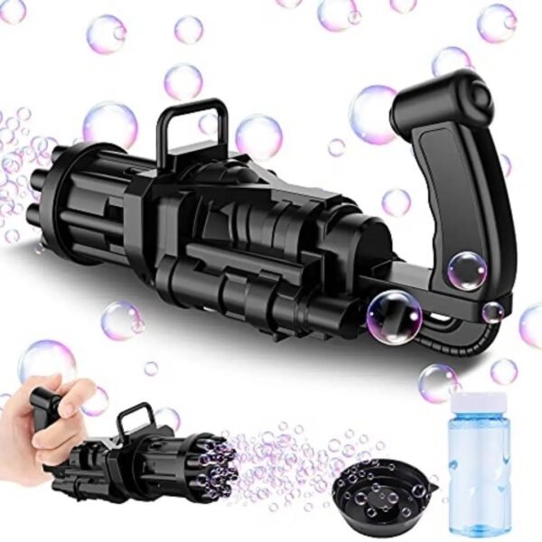Burbujero Pistola Gun Electrica Automatica Pila Niños Tiktok