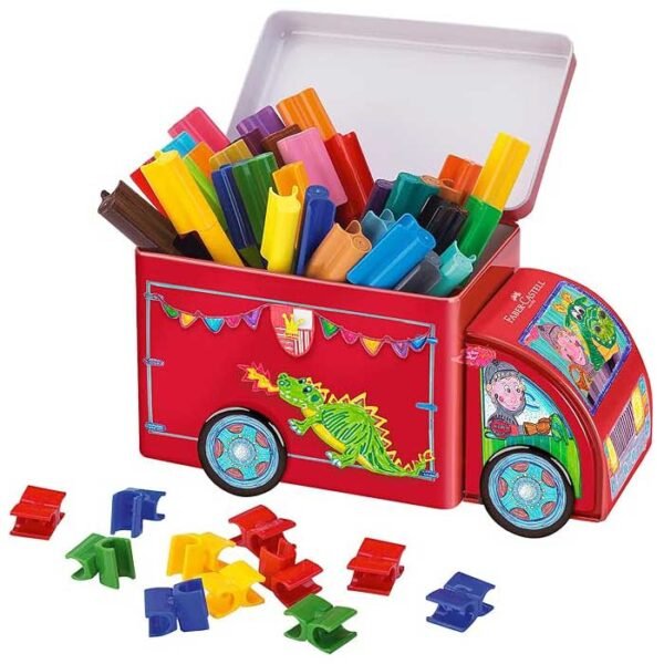 Set Camión Marcadores Connector Faber-castell 33 Piezas Color - Image 4