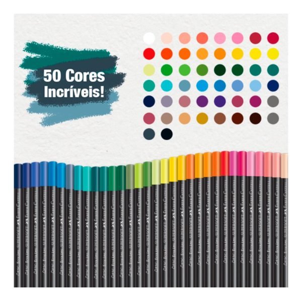Lápices De Colores Faber Castell Supersoft X 50 - Image 3
