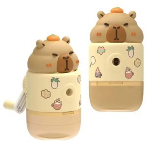 Sacapuntas Escritorio Capybara 3d Kawaii Manivela Manija