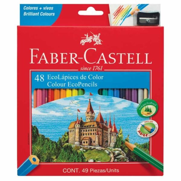 Lapices De Colores Faber Castell X 48 Trazo Color