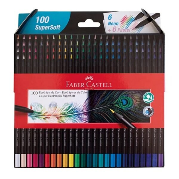 Lapices Faber Castell Supersoft X100 Unidades De Color