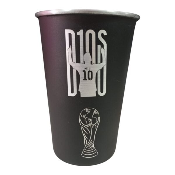 Vaso Fernetero Aluminio Messi River Argentina 1 Litro - Image 4