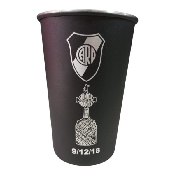 Vaso Fernetero Aluminio Messi River Argentina 1 Litro - Image 3