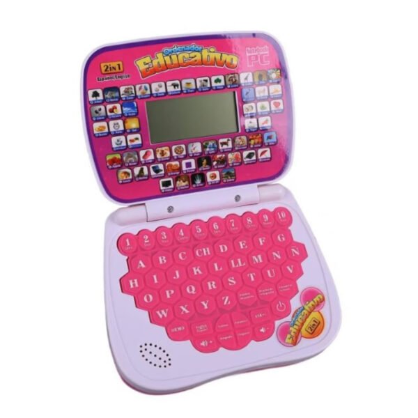 Laptop Didáctica Computadora Juguete Para Niños 123 Funcion - Image 2