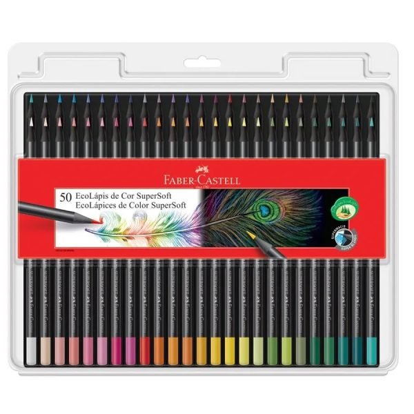 Lápices De Colores Faber Castell Supersoft X 50