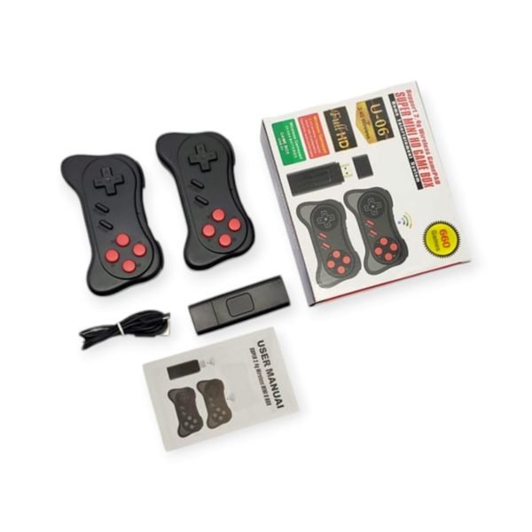 Consola Retro Super Mini Hd Game Box 2 Joysticks 660 Juegos - Image 4