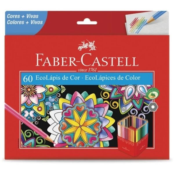 Lapices De Colores Eco X60 Largos Faber-castell