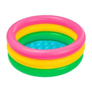 Piscina Inflable Infantil Intex Redonda Sunset Bebe 61x22 Cm Color Tricolor