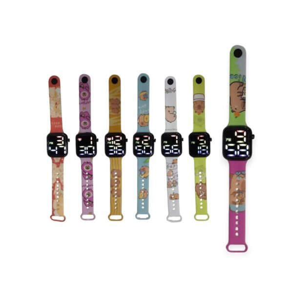 Reloj Pulsera Led Digital Para Nene Nena Infantil Capybara