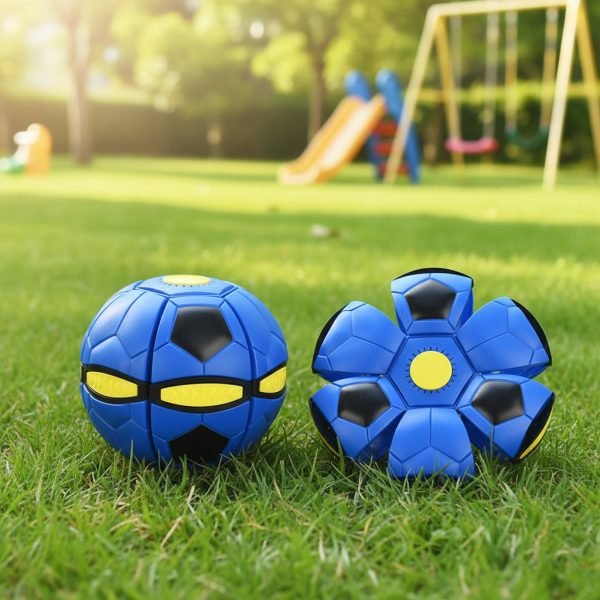 Pelota Disco Frisbee Se Transforma En Pelota Con Luz Regalo
