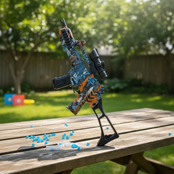Arma M416 Ametralladora Automatica Balas Hidrogel A Bateria - Image 9