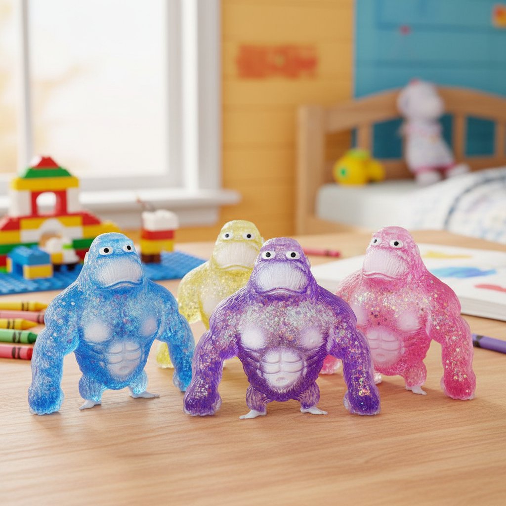 Squishy Antiestrés Gorila Suave Estirable Irrompible Tiktok - Image 4