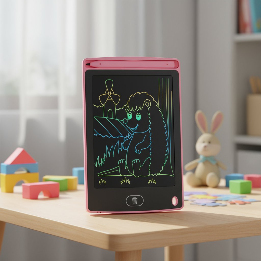 Pizarra Magica Tablet Lcd Escritura 10' Dibujo Niños Estudio - Image 3