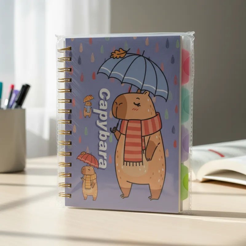 Agenda Cuaderno Anillado Capybara Con Separadores - Image 3