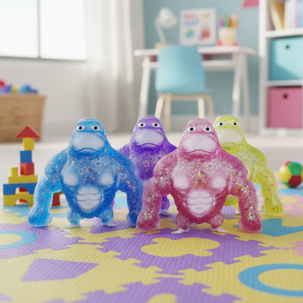 Squishy Antiestrés Gorila Suave Estirable Irrompible Tiktok - Image 2